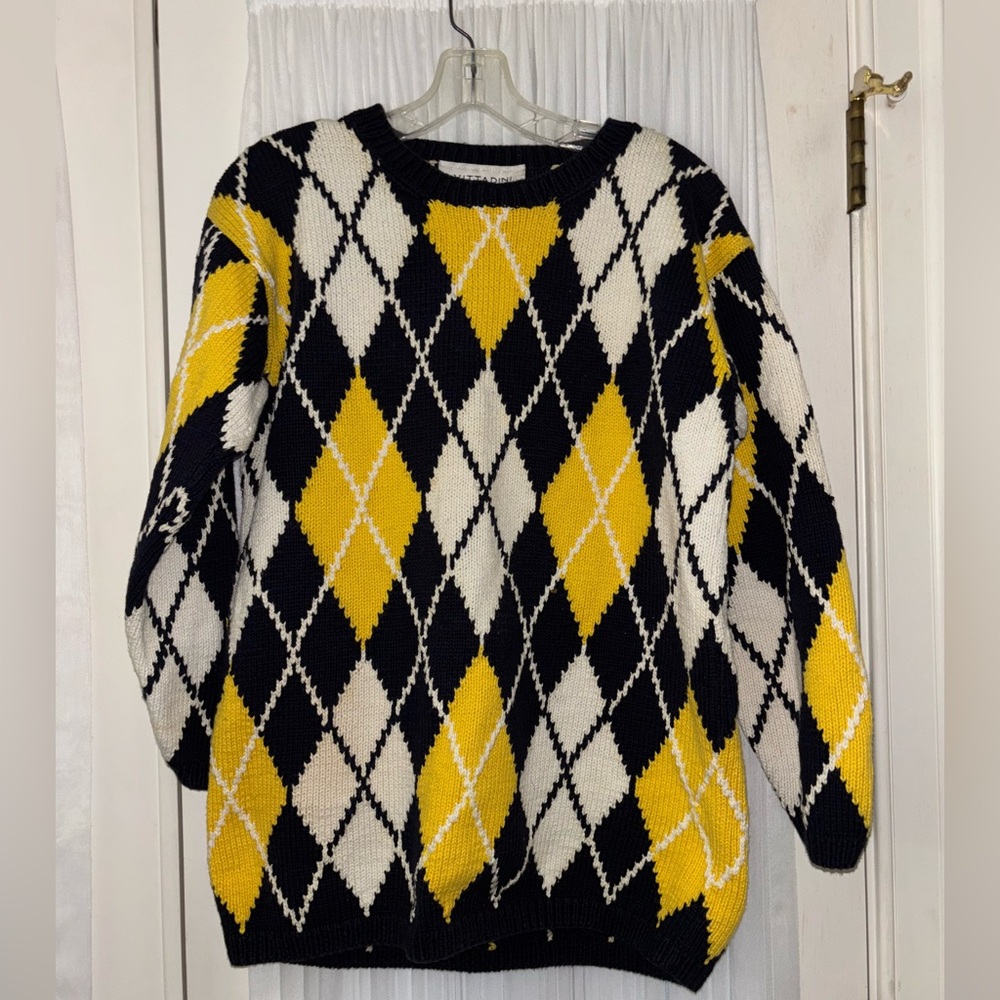 Vintage Argyle Sweater